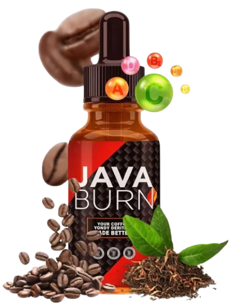 Premium amber dropper bottle of an all-natural dietary metabolism booster and weight loss coffee supplement for daily nutritional enhancement.